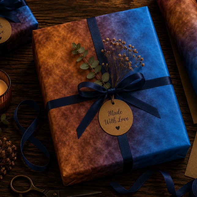 Feuille De Papier Cadeau Lanternes sous les étoiles (Créateur téléchargé)