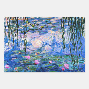 Feuille De Papier Cadeau L'art célèbre Water-Lilies par Claude Monet