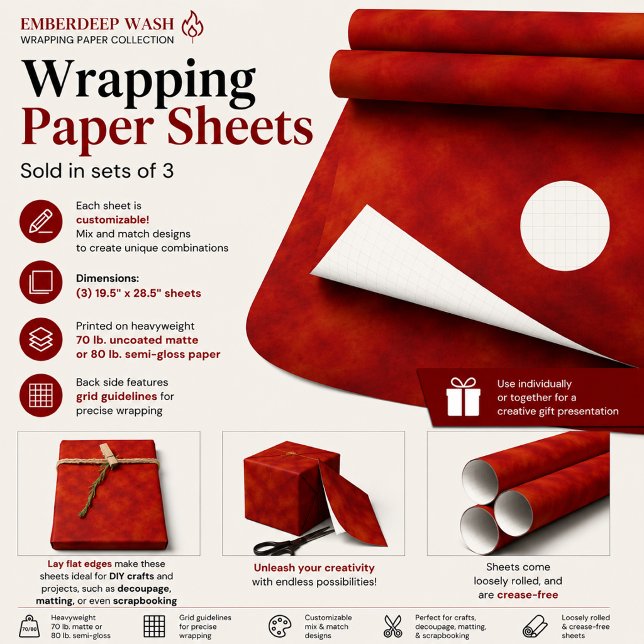 Feuille De Papier Cadeau Lavage Emberdeep (Créateur téléchargé)