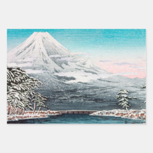 Feuille De Papier Cadeau Le Mont Fuji