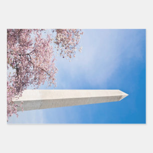 Feuille De Papier Cadeau Le monument de Washington