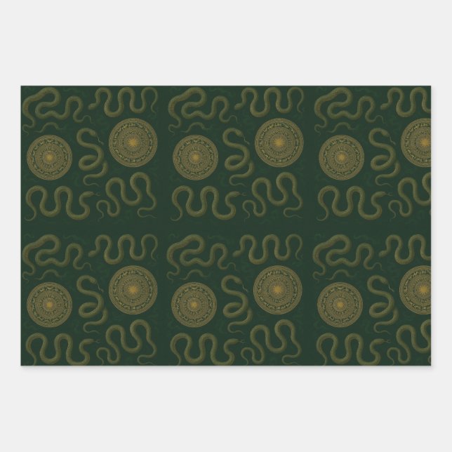 Feuille De Papier Cadeau Le Serpent Đông Sơn (Devant)