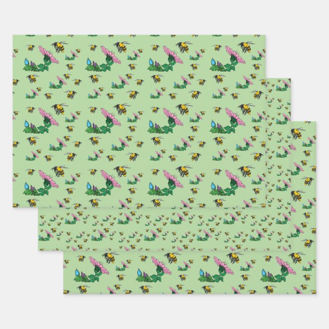 Feuille De Papier Cadeau L'ensemble de papiers d'enveloppement du défenseur (Lot)