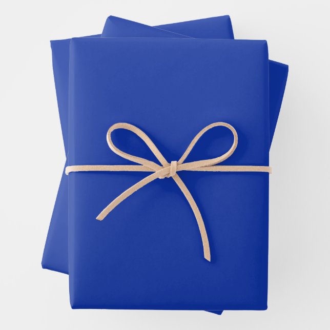 Feuille De Papier Cadeau L'esthétique du bleu égyptien (En situation)