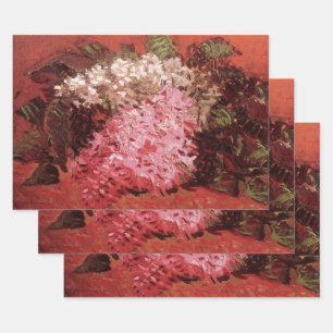 Feuille De Papier Cadeau Lilas rose par Vincent van Gogh, Nature morte aux 