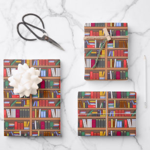 Feuille De Papier Cadeau Livres