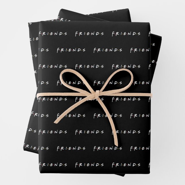 Feuille De Papier Cadeau Logo de FRIENDS™ (En situation)