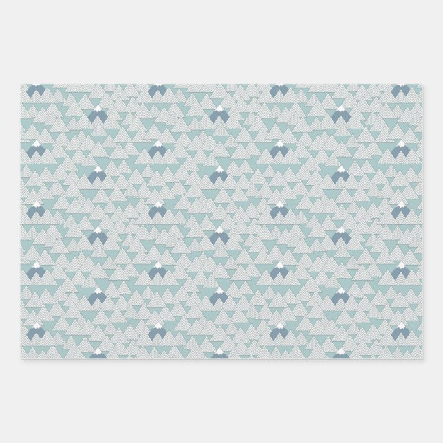 Feuille De Papier Cadeau Lone Peaks Mountain Gift Wrap (Devant)