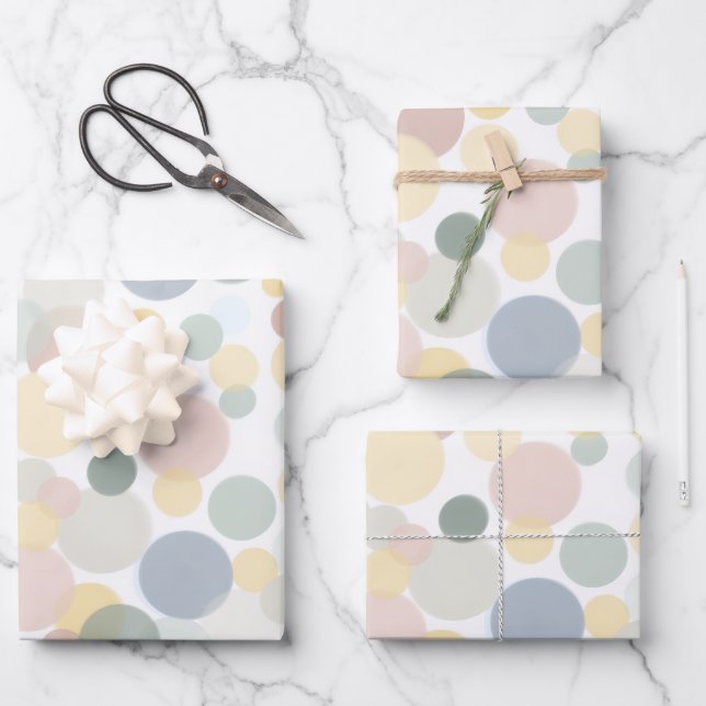 Feuille De Papier Cadeau Lots of Dots Wrap it Up (Recto)