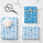 Feuille De Papier Cadeau LoveNotes from the Sea Beach Ocean Modern CUSTOM<br><div class="desc">Parfait design d'enveloppement cadeau mignon. L'art fait main pour vous ! Parfait pour une douche de nage en bord de mer, une fête de bachelorette, une fête de fiançailles ou un cadeau d'anniversaire. ENTIÈREMENT PERSONNALISABLE ! Ajoutez votre propre couleur à l'arrière - plan ou consultez ma boutique pour obtenir beaucoup...</div>