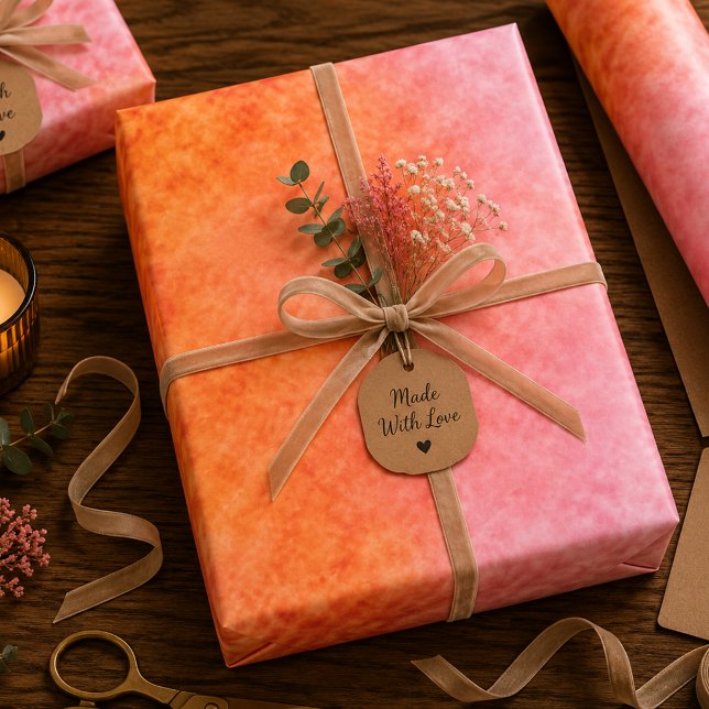 Feuille De Papier Cadeau Lueur de Citrine (Créateur téléchargé)