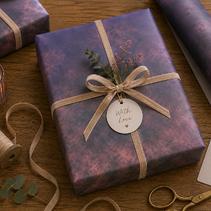 Feuille De Papier Cadeau Lueur résiduelle de retombées de cendres