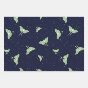 Feuille De Papier Cadeau Luna Moths -