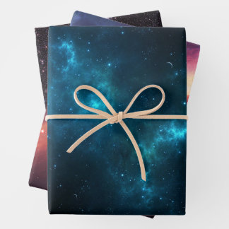 Feuille De Papier Cadeau L'univers
