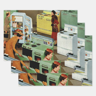 Feuille De Papier Cadeau Magasin d'exposition de l'appliance vintage Commer