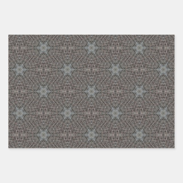 Feuille De Papier Cadeau Maillage métallique (Devant)