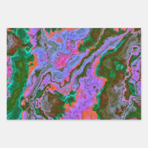 Feuille De Papier Cadeau Marbre aigre