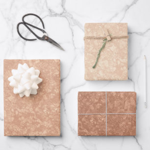 Feuille De Papier Cadeau Marbre beige Terrazzo Texture