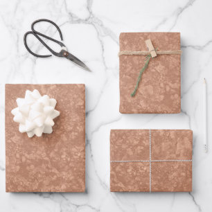 Feuille De Papier Cadeau Marbre beige Terrazzo Texture