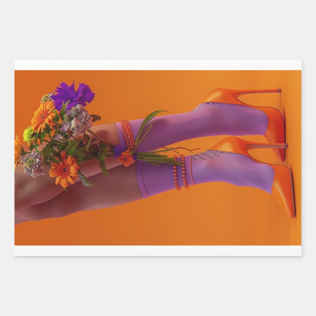 Feuille De Papier Cadeau Marcher Par Foi2 (Devant 3)