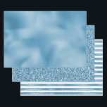 Feuille De Papier Cadeau Mariage Bleu Turquoise<br><div class="desc">Mariage bleu turquoise avec mariée et mari</div>