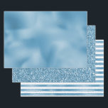 Feuille De Papier Cadeau Mariage Bleu Turquoise<br><div class="desc">Mariage bleu turquoise avec mariée et mari</div>