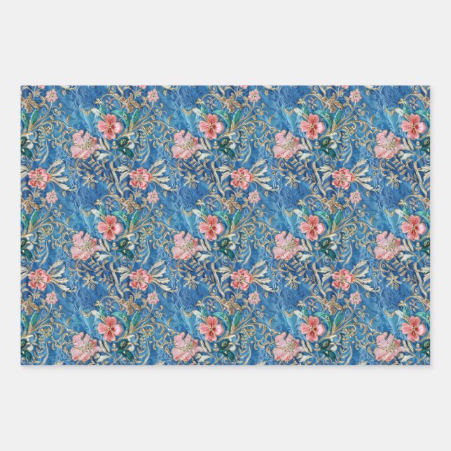 Feuille De Papier Cadeau Mariage indien (Devant)