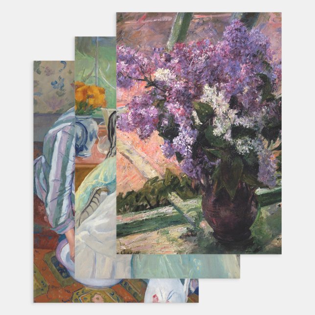 Feuille De Papier Cadeau Mary Cassatt - Sélection de chefs-d'oeuvre (Créateur téléchargé)