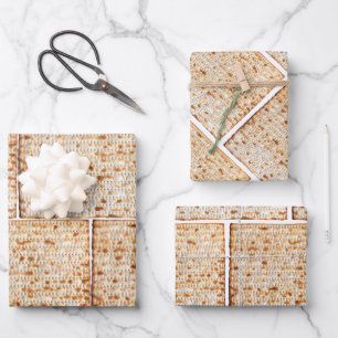 Feuille De Papier Cadeau Matzah 