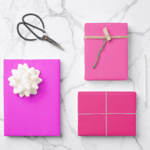 Feuille De Papier Cadeau Maximaliste Solide Rose clair