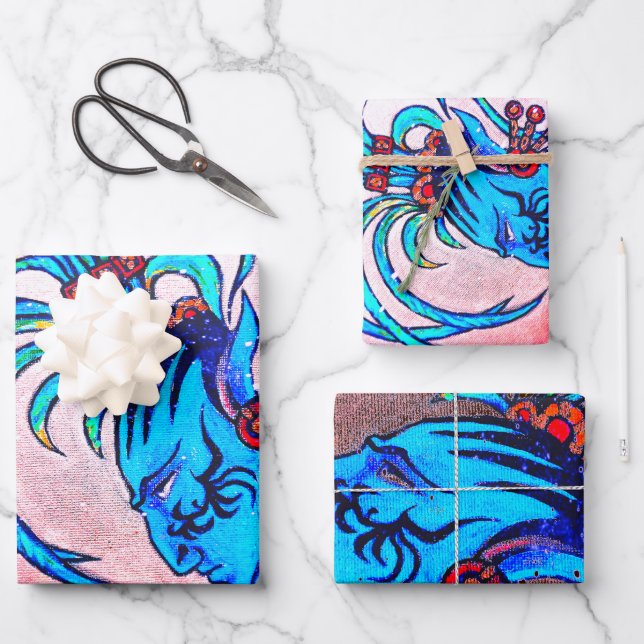 Feuille De Papier Cadeau Mayan Elf : Défiance (Recto)