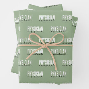 Feuille De Papier Cadeau Médecin adjoint PA Graduation