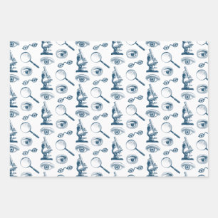 Feuille De Papier Cadeau Médecin oculaire ou juriste scientifique Funny Vin