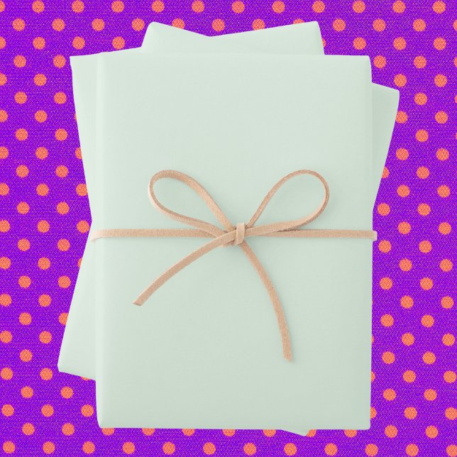 Feuille De Papier Cadeau Melon melon doux au miel couleur solide (Créateur téléchargé)
