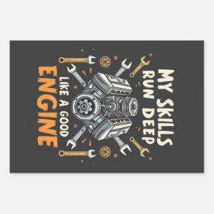 Feuille De Papier Cadeau Mes compétences fonctionnent profondément comme un