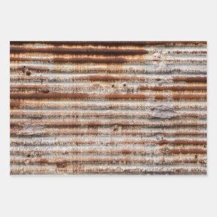 Feuille De Papier Cadeau Metal Vintage