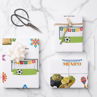 Feuille De Papier Cadeau Mexique - Coupe du monde de football FIFA