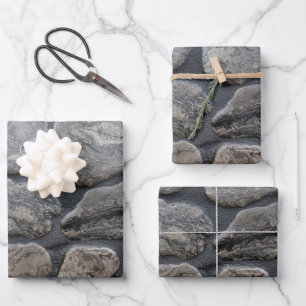 Feuille De Papier Cadeau Michigan Petoskey Stones