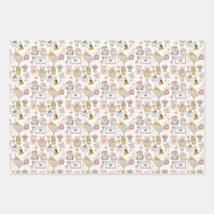 Feuille De Papier Cadeau Miel à vendre