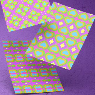 Feuille De Papier Cadeau Mignon Coloré Vivement