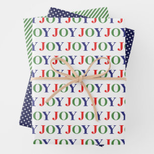 Feuille De Papier Cadeau Mignonne Décembre Saison Vacances d'hiver Joie Wor