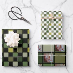 Feuille De Papier Cadeau Militaire Vert de l'Armée - Photo personnalisée