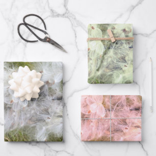 Feuille De Papier Cadeau Milkweed Papillon