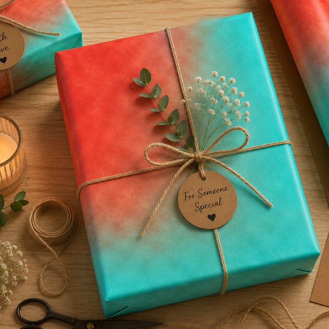 Feuille De Papier Cadeau Mirage Cramoisi (Créateur téléchargé)