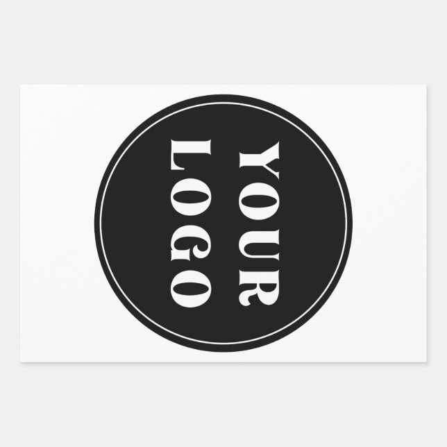 Feuille De Papier Cadeau Moderne, élégant, élégant et personnalisable (Devant)