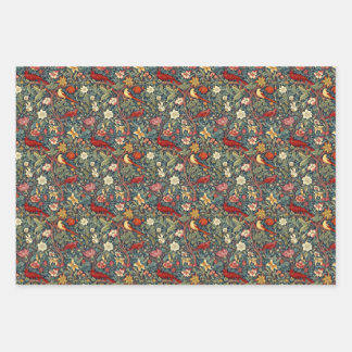 Feuille De Papier Cadeau Morris Inspiré Melange