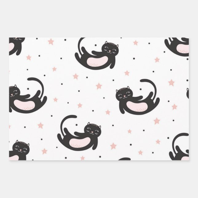 Feuille De Papier Cadeau Motif (Devant)