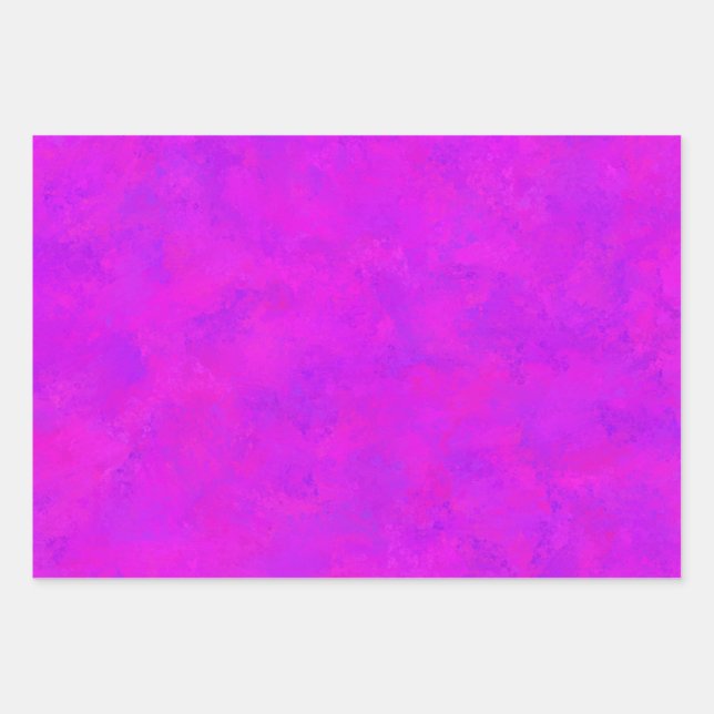 Feuille De Papier Cadeau Motif Abstrait rose pourpre (Devant)
