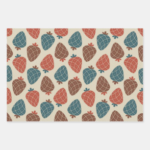 Feuille De Papier Cadeau motif aux fraises