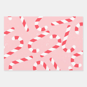 Feuille De Papier Cadeau Motif coloré Candyland